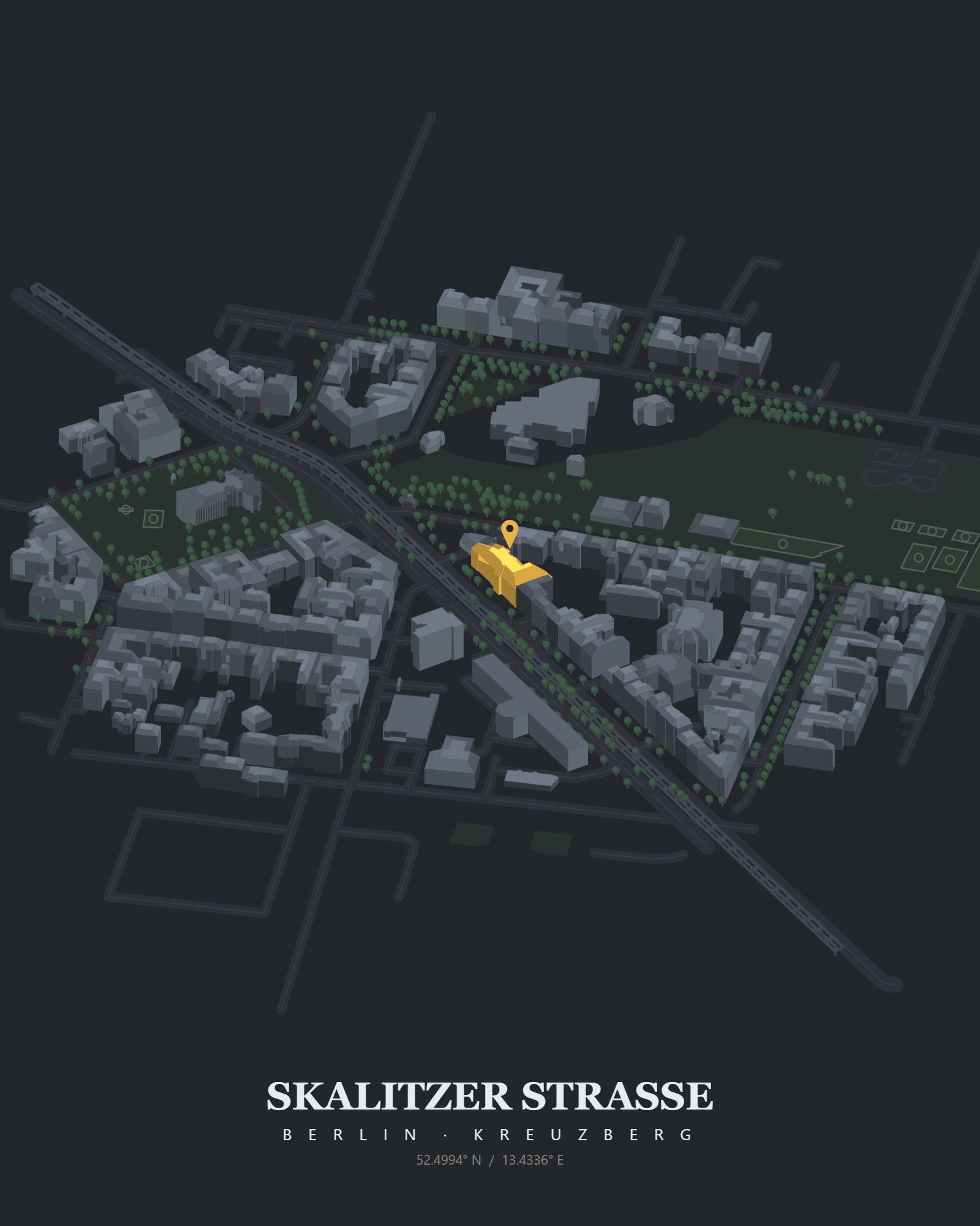 Skalitzer Strasse, Noir